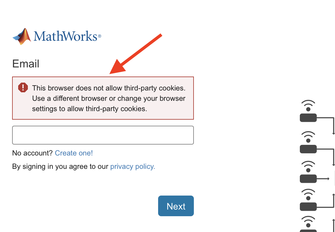 Fehlermeldung bei der Registrierung auf ThingSpeak