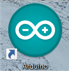 Zu sehen ist das Shortcut von der Arduino IDE