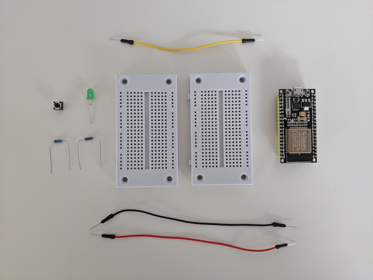 Bild von benötigtem Material