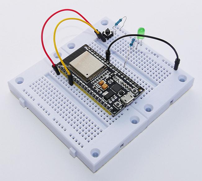 Taster und LED Aufbau