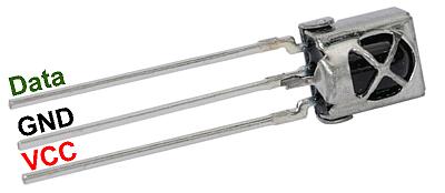 Pinbelegung IR-Empfänger