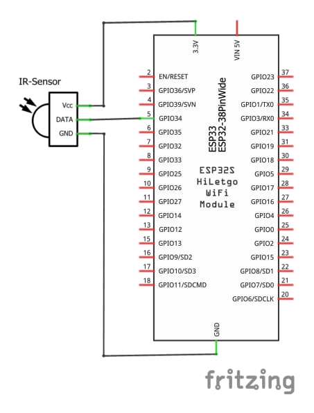 Schaltplan IR-Empfänger