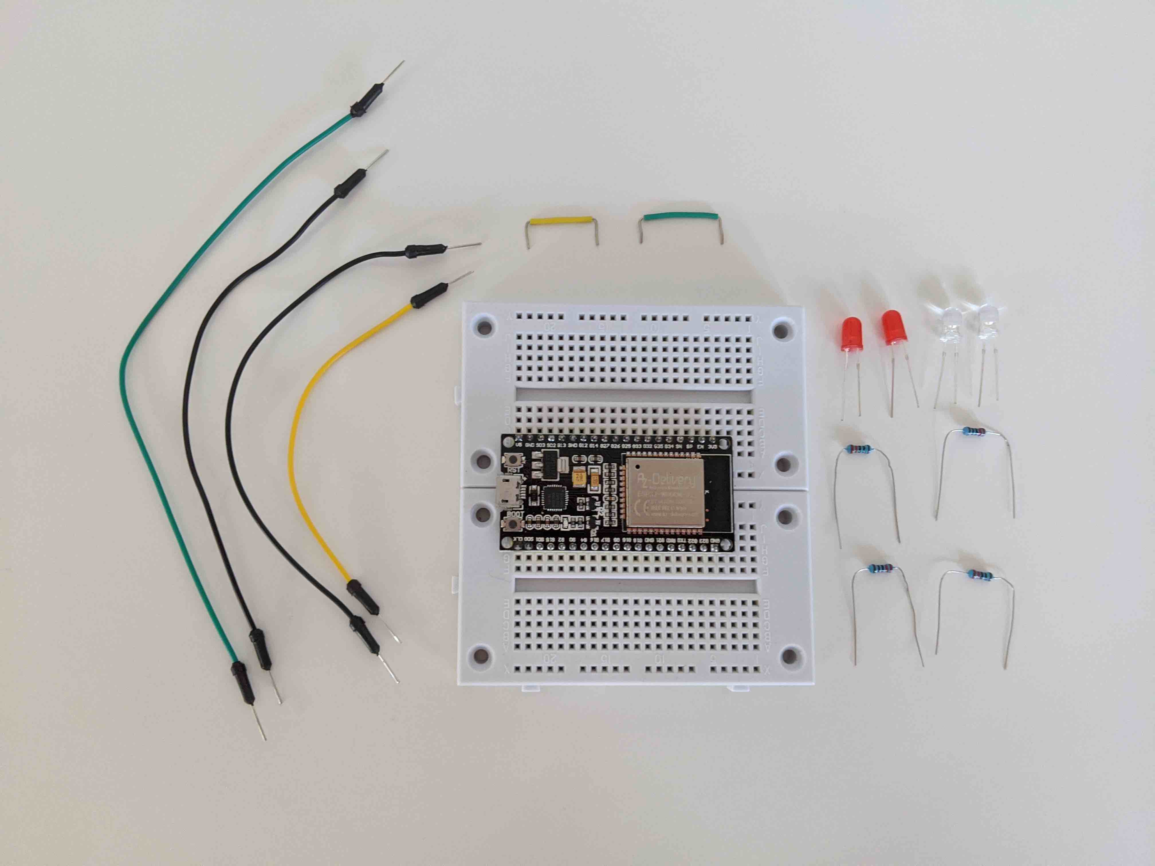 Bild von benötigtem Material