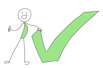 Darstellung "Abgehakt"