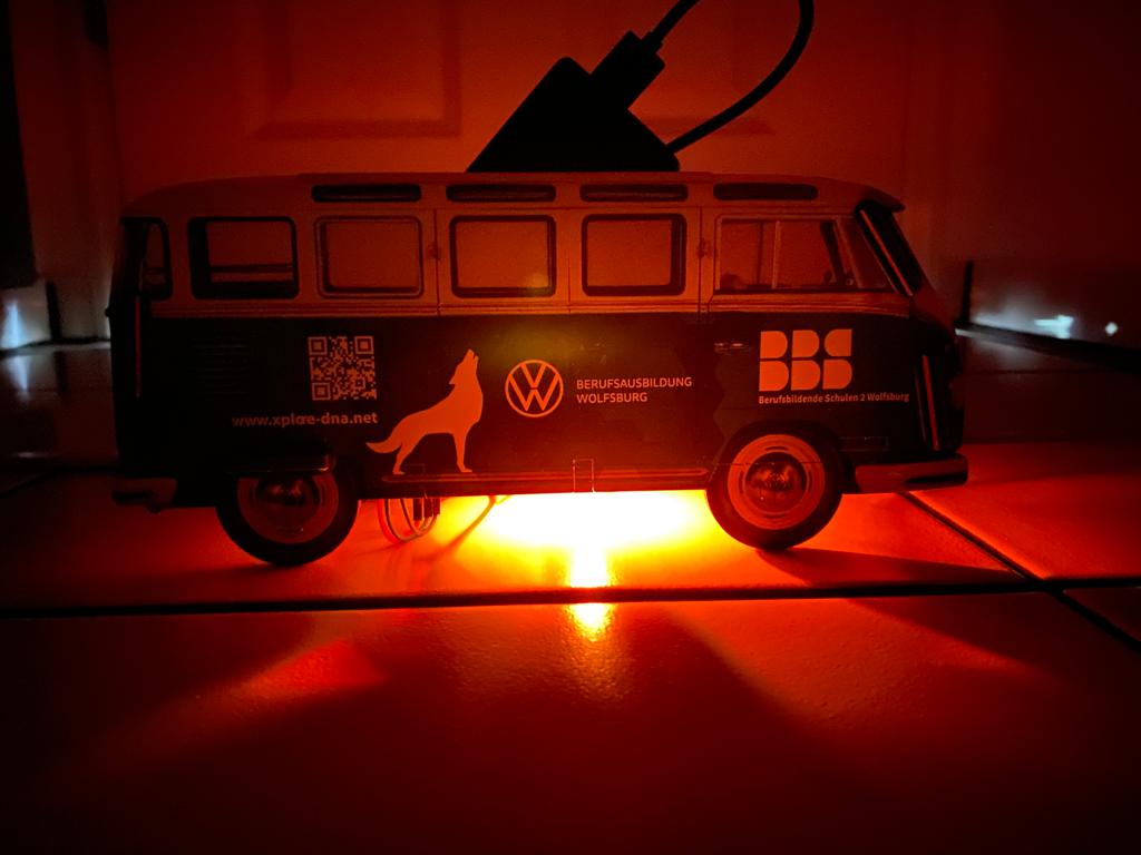 Test der Unterbodenbeleuchtung