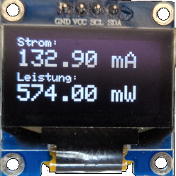 Strom und Leistungsanzeige